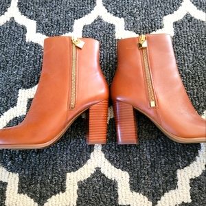 Size 6.5 caramel colored MK boots